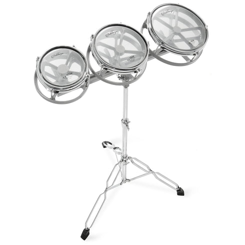 Roto Tom Drum Set - 6", 8", 10" Toms with Remo Heads & Drumsticks